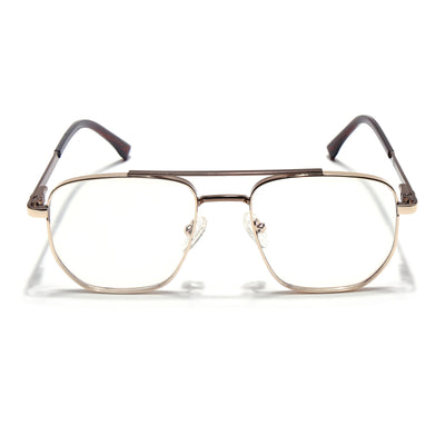 Voyage Silverline Golden Wayfarer Eyeglasses for Men & Women (98703MG5467-C7)
