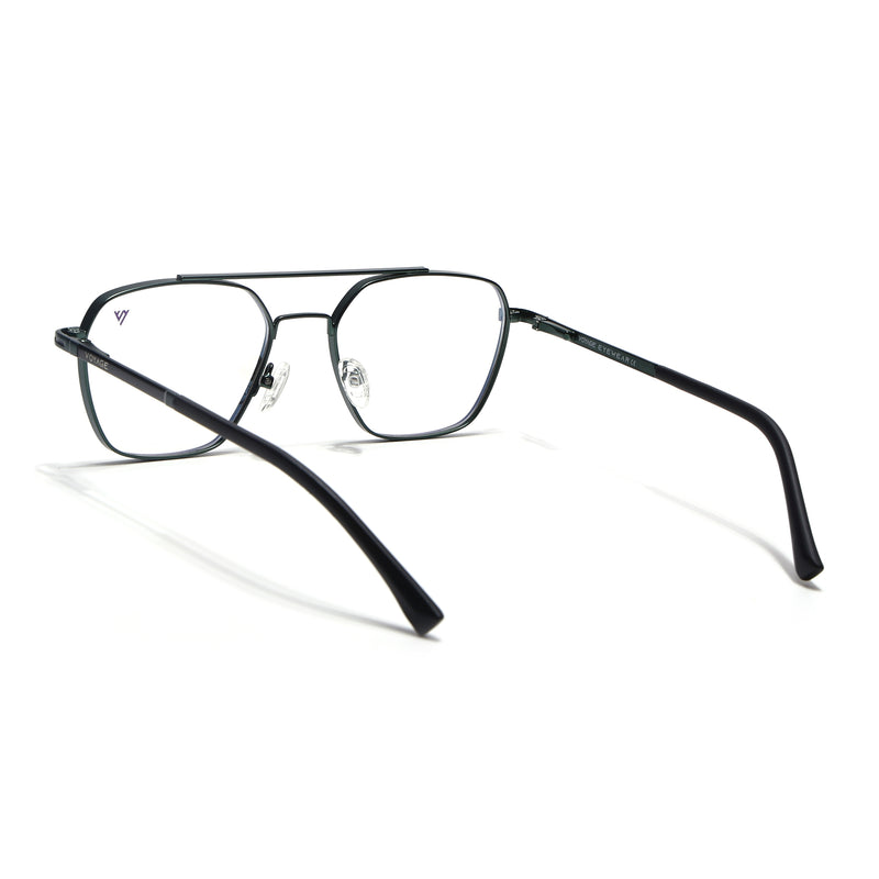 Voyage Silverline Green Wayfarer Eyeglasses for Men & Women (98705MG5476-C2)
