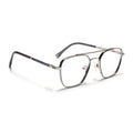 Voyage Silverline Silver & Grey Wayfarer Eyeglasses for Men & Women (98705MG5481-C7)