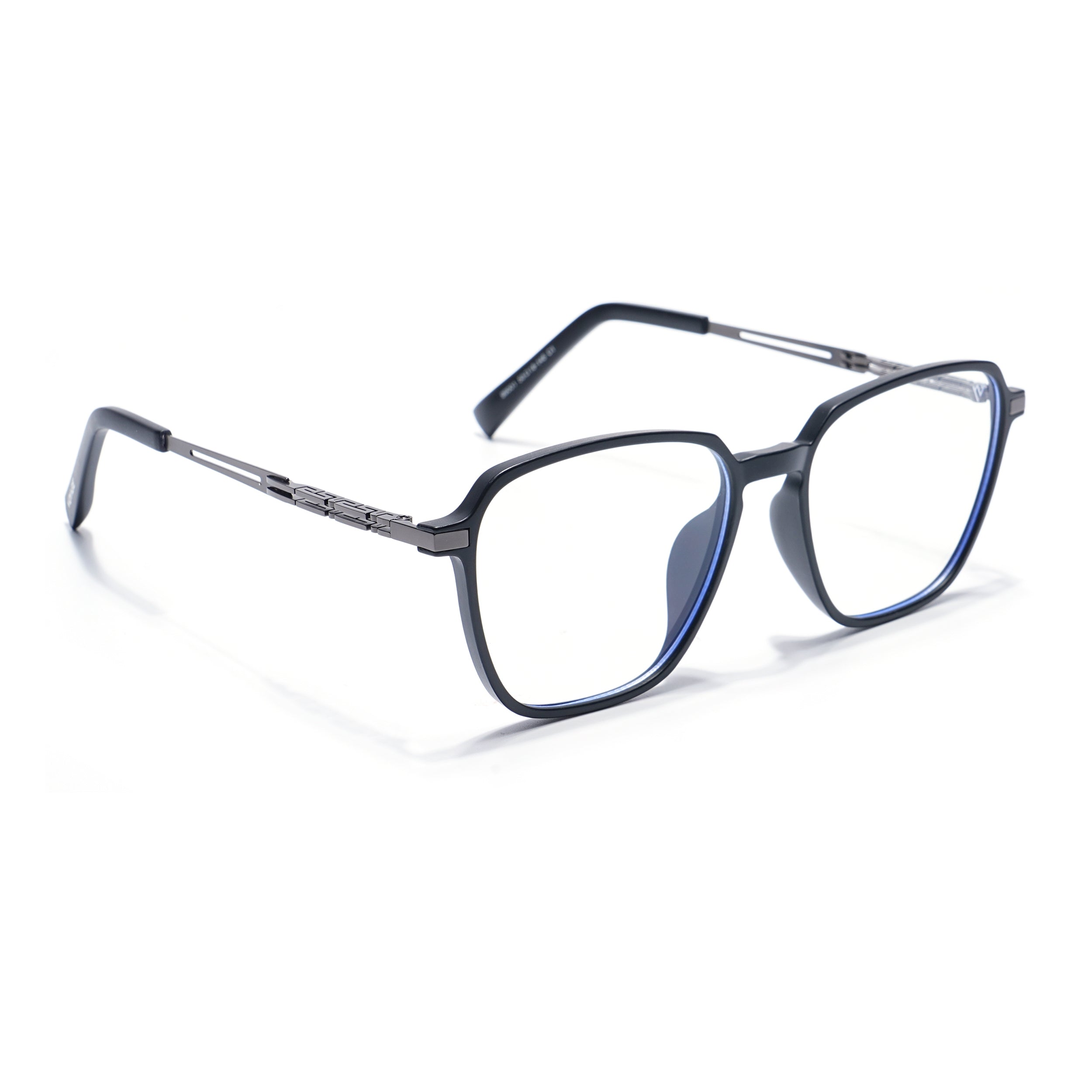 Black Square Eyeglasses for Men & Women (99001FMG6808-C1)