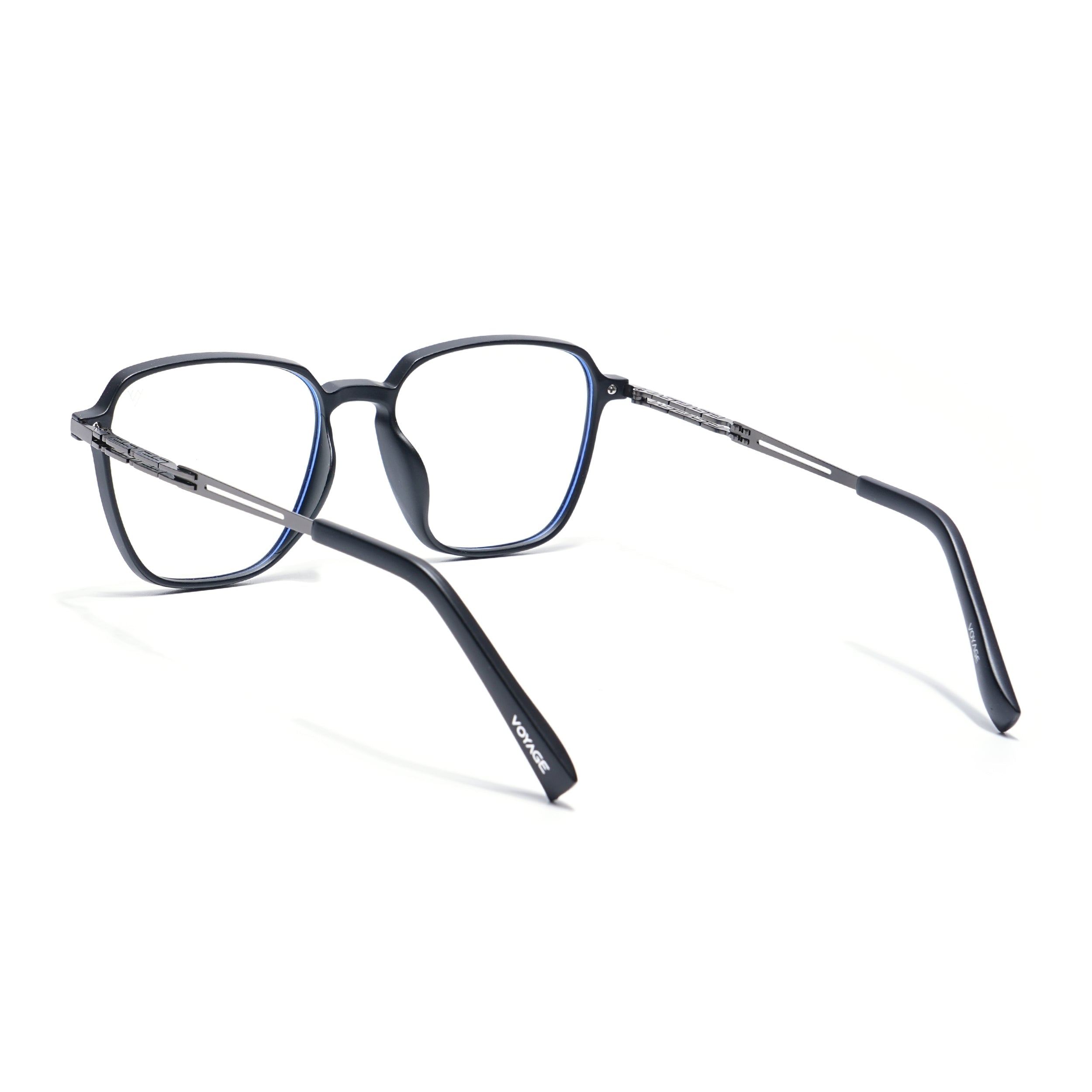 Black Square Eyeglasses for Men & Women (99001FMG6808-C1)