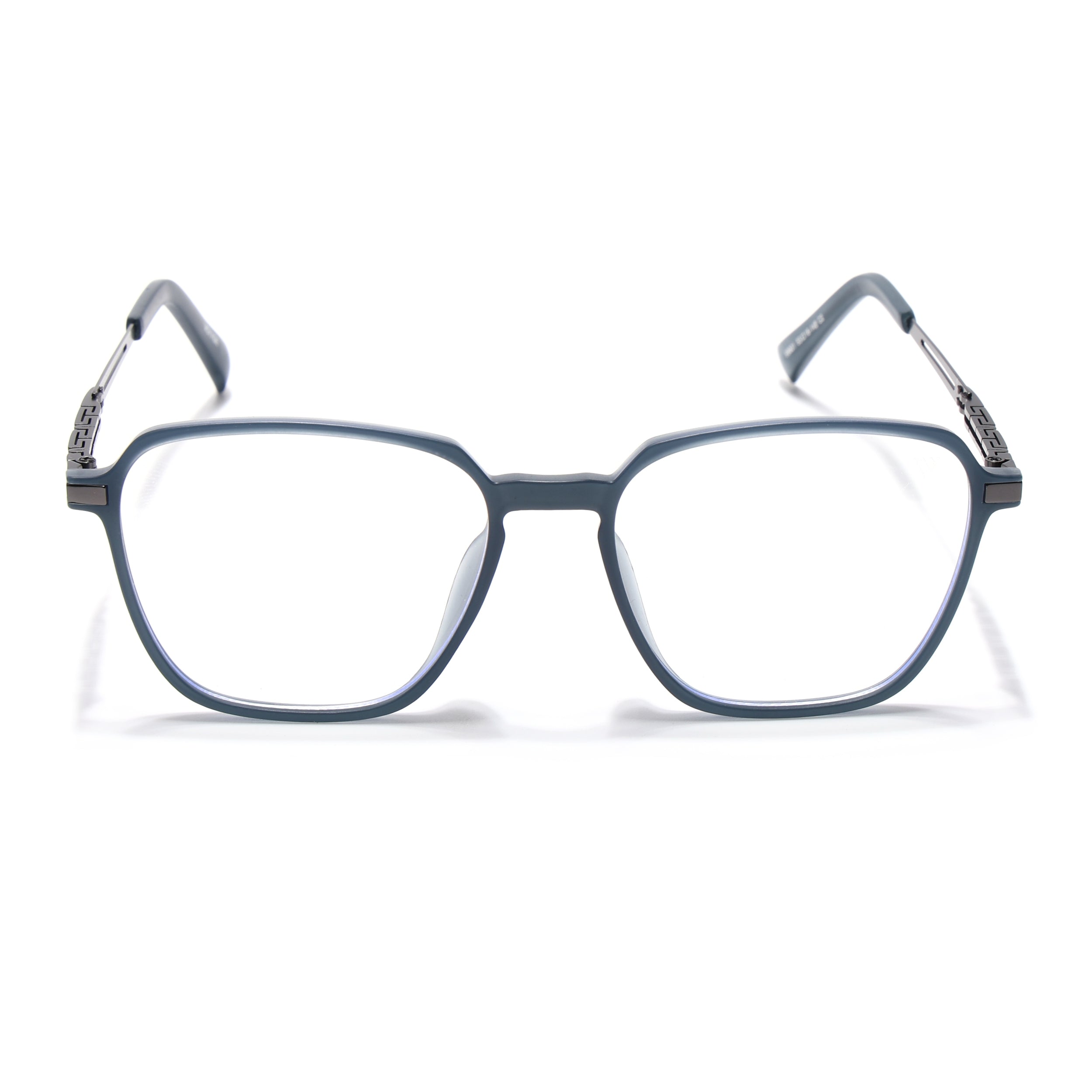 Grey Square Eyeglasses for Men & Women (99001FMG6809-C2)