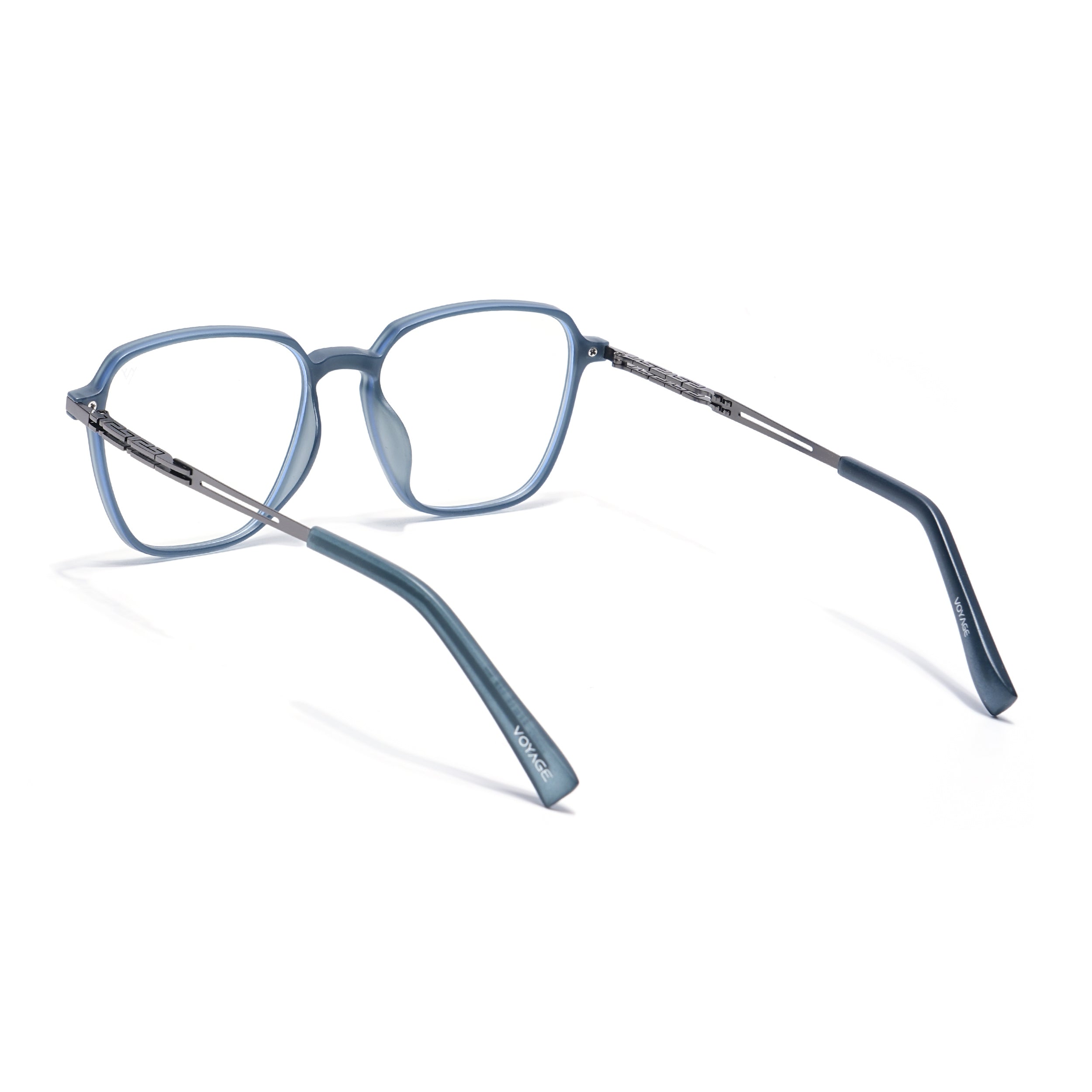 Grey Square Eyeglasses for Men & Women (99001FMG6809-C2)