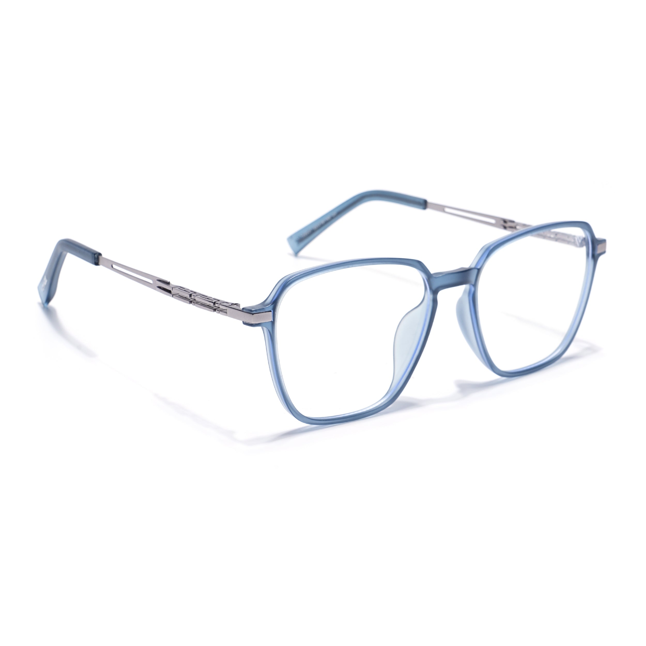 Grey Square Eyeglasses for Men & Women (99001FMG6810-C3)