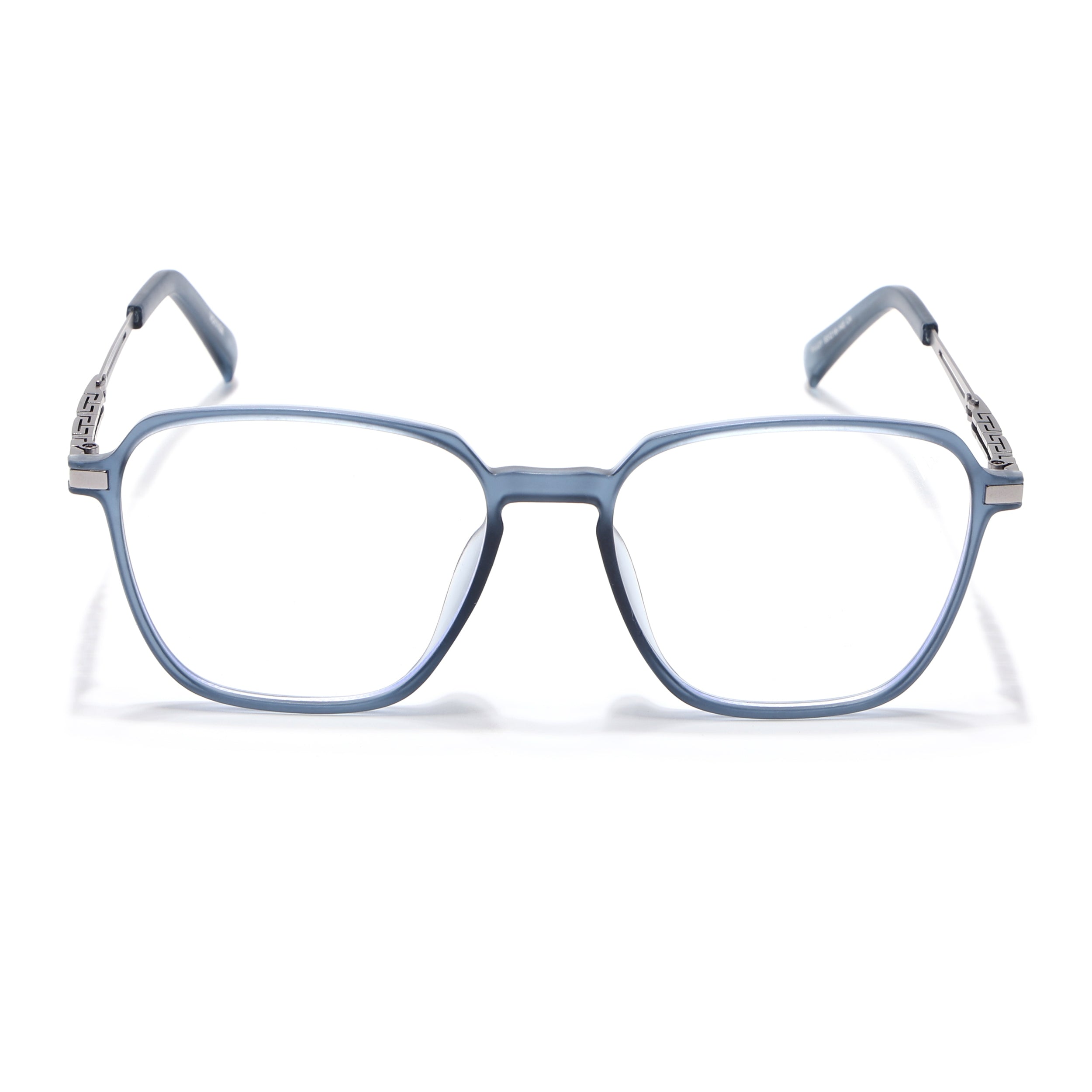 Grey Square Eyeglasses for Men & Women (99001FMG6810-C3)