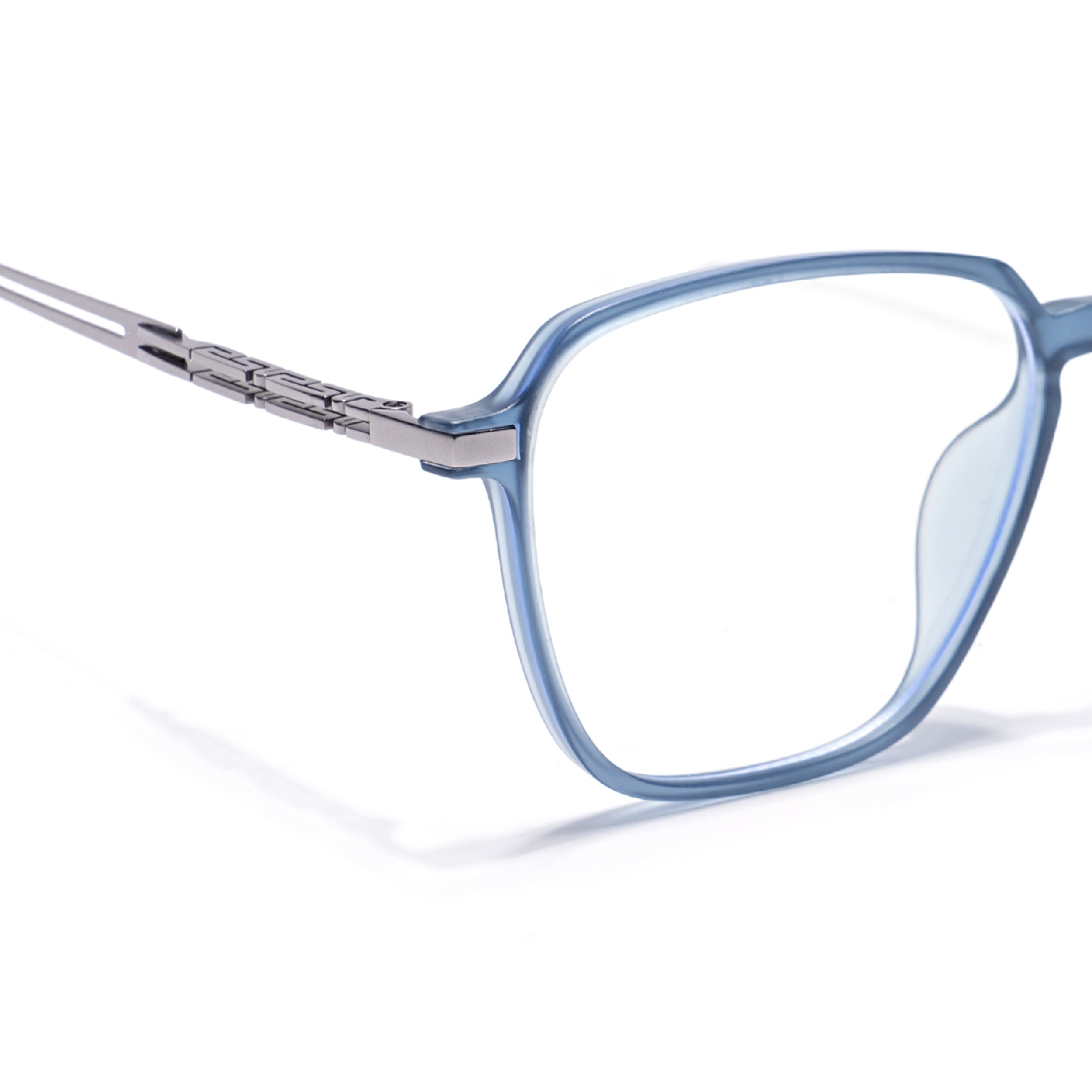 Grey Square Eyeglasses for Men & Women (99001FMG6810-C3)
