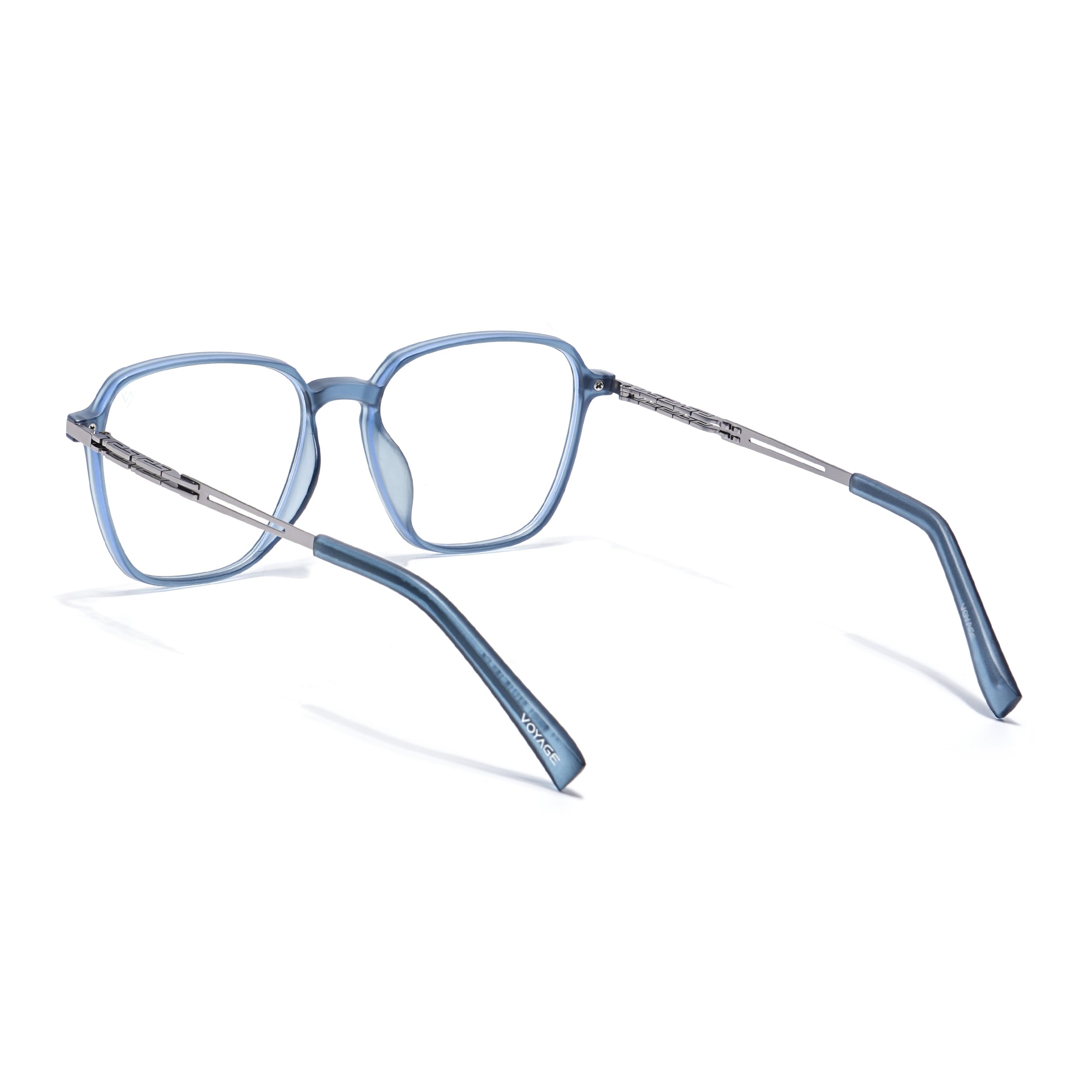 Grey Square Eyeglasses for Men & Women (99001FMG6810-C3)