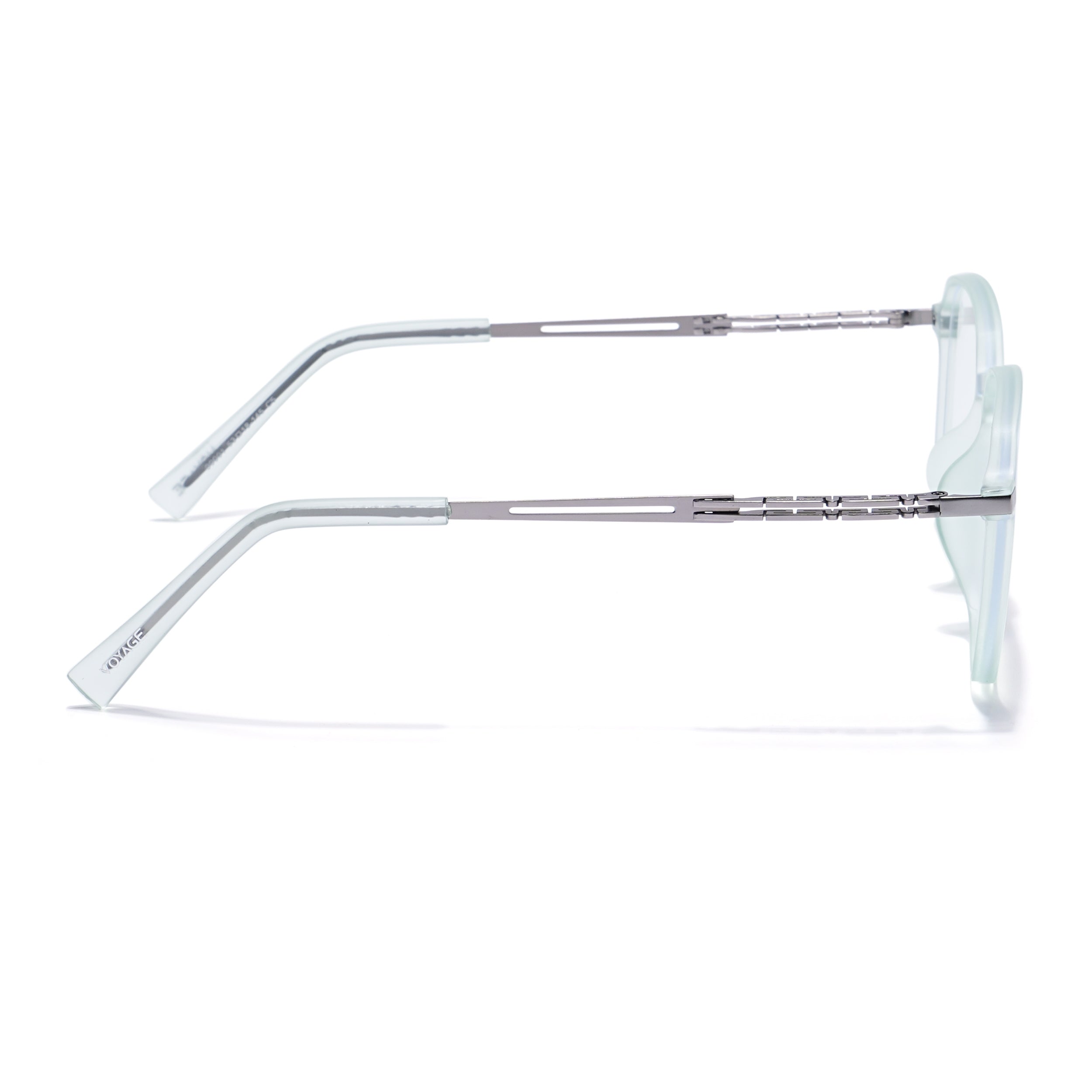 Light Green Square Eyeglasses for Men & Women (99001FMG6813-C6)