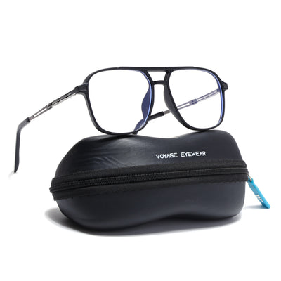 Black Wayferer Eyeglasses for Men & Women (99002FMG6814-C1)
