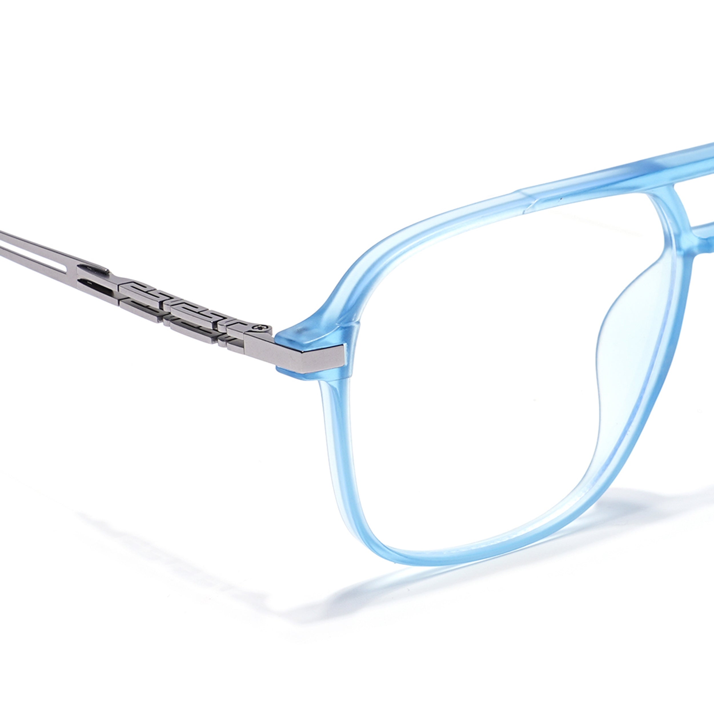 Blue Wayferer Eyeglasses for Men & Women (99002FMG6817-C4)