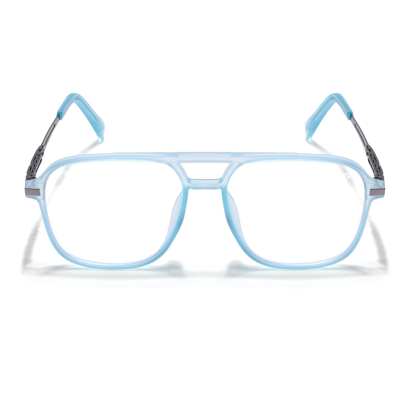 Sky Blue Wayferer Eyeglasses for Men & Women (99002FMG6818-C5)