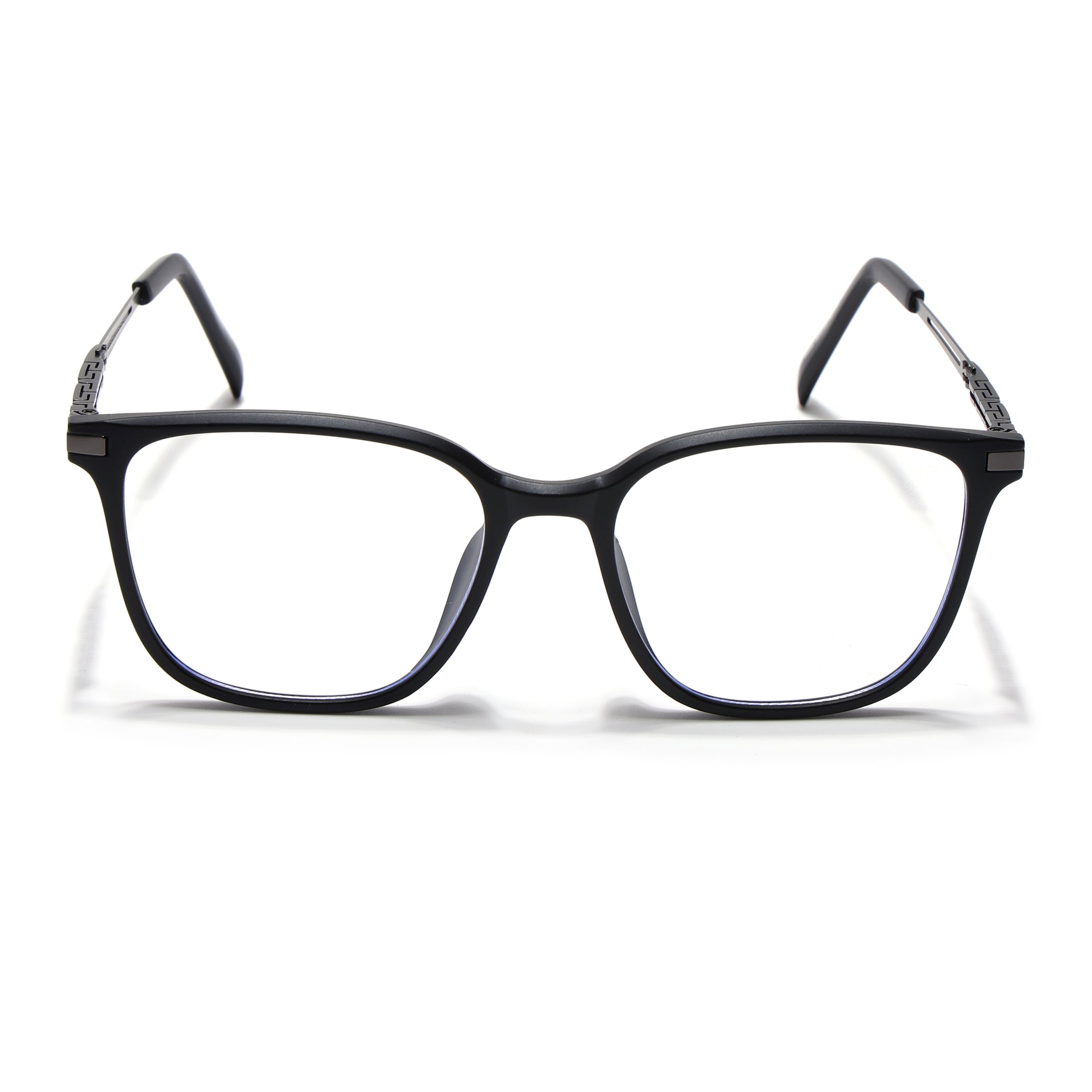 Black Square Eyeglasses for Men & Women (99003FMG6820-C1)