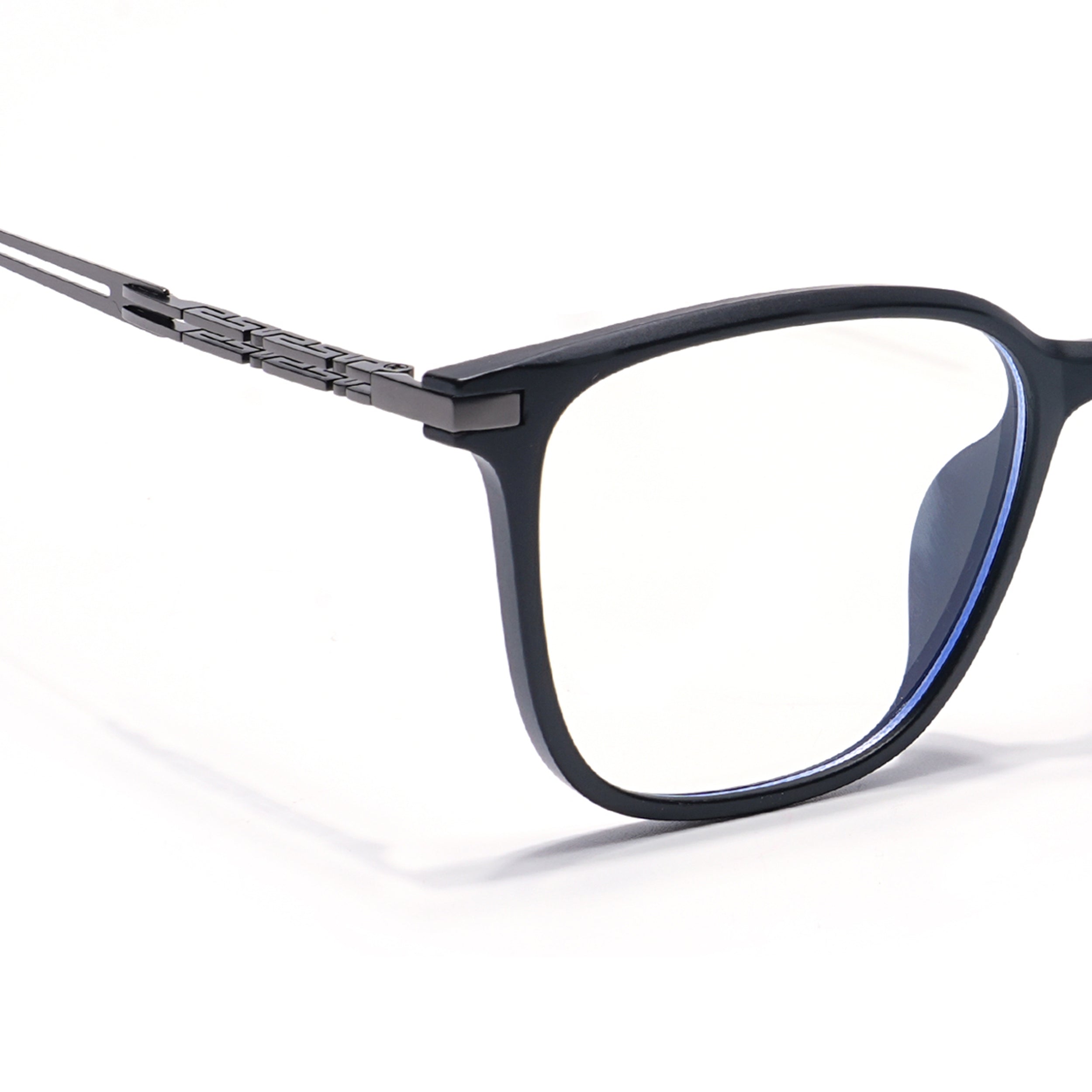 Black Square Eyeglasses for Men & Women (99003FMG6820-C1)
