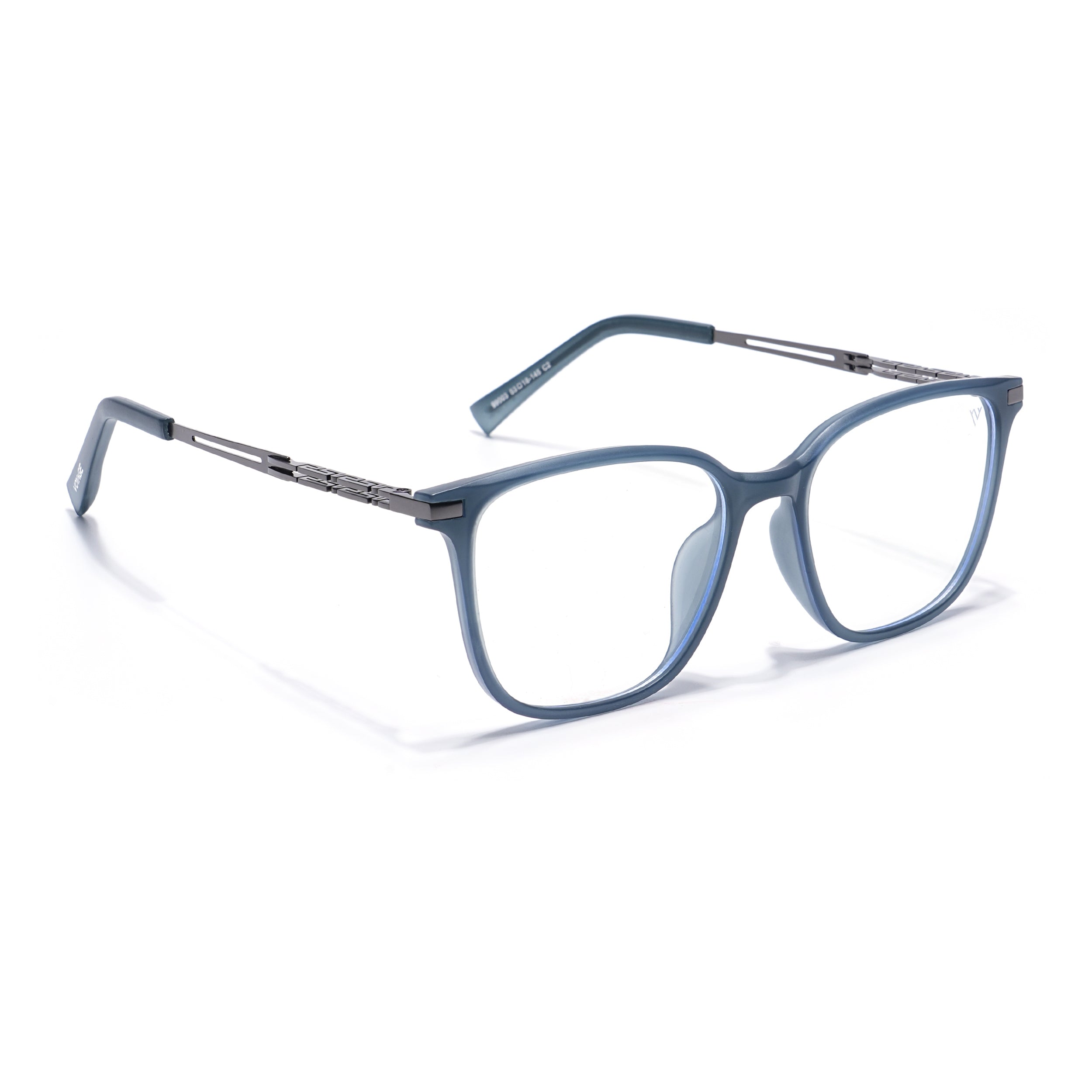 Grey Square Eyeglasses for Men & Women (99003FMG6821-C2)