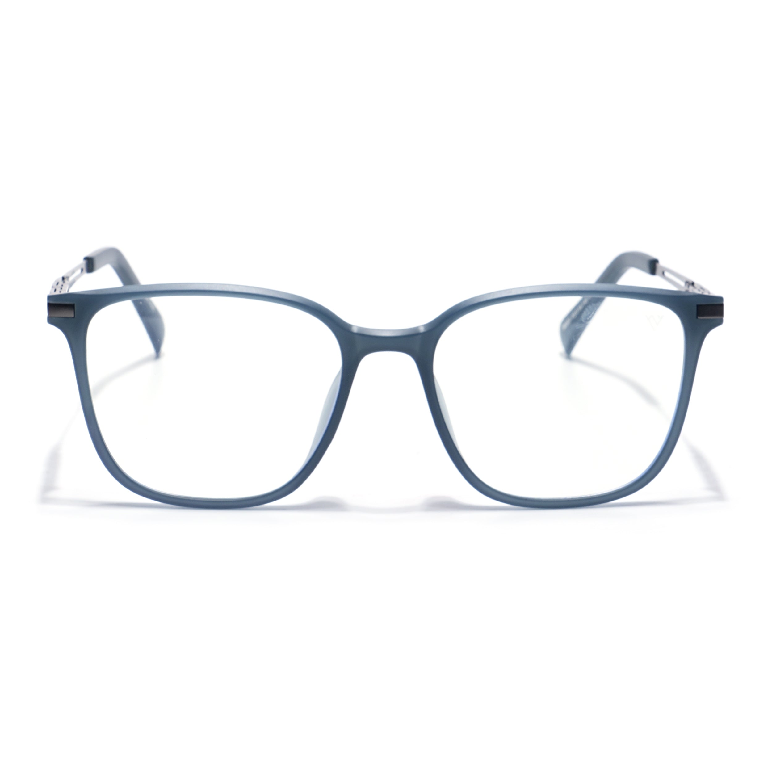Grey Square Eyeglasses for Men & Women (99003FMG6821-C2)