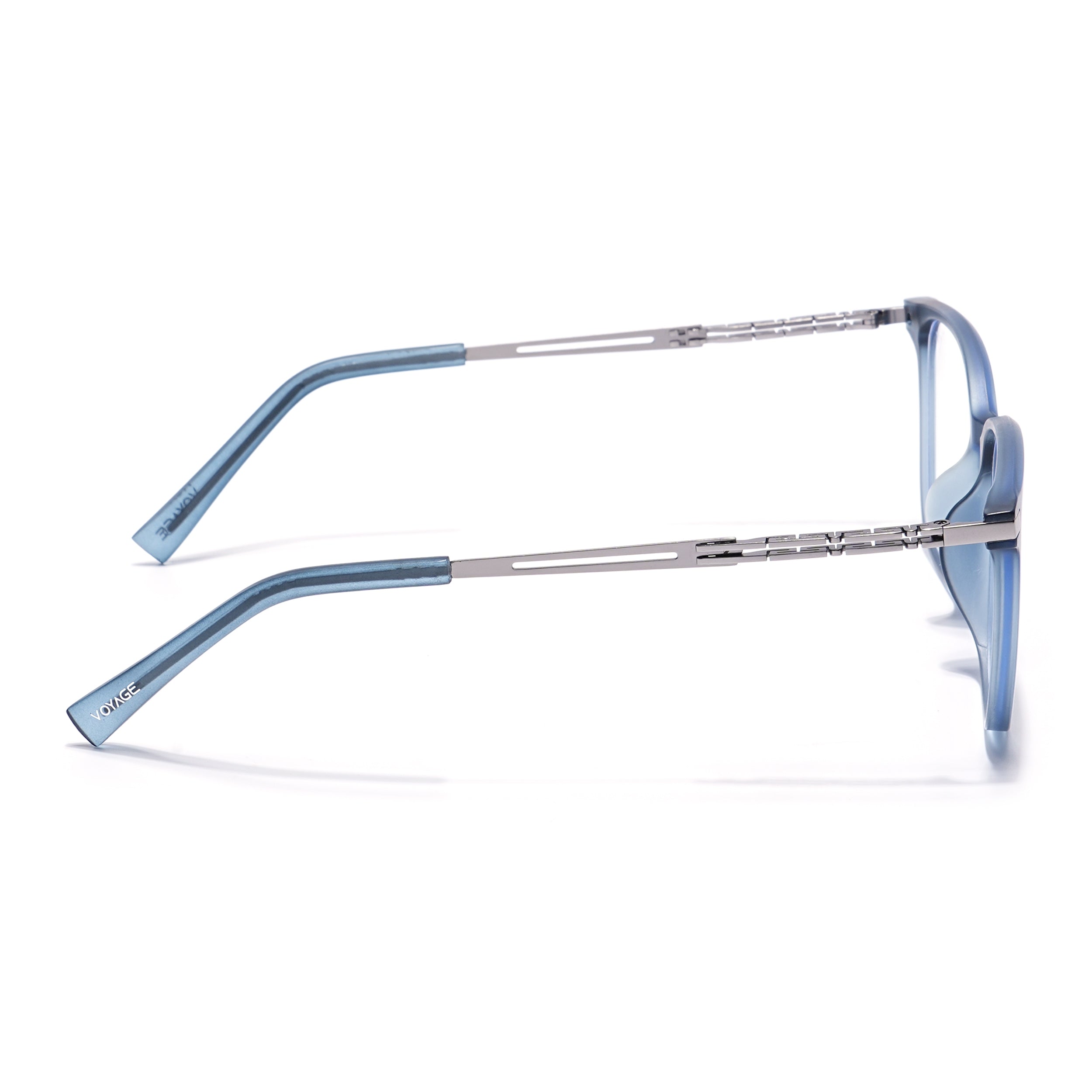 Grey Square Eyeglasses for Men & Women (99003FMG6822-C3)