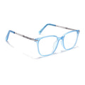 Blue Square Eyeglasses for Men & Women (99003FMG6823-C4)