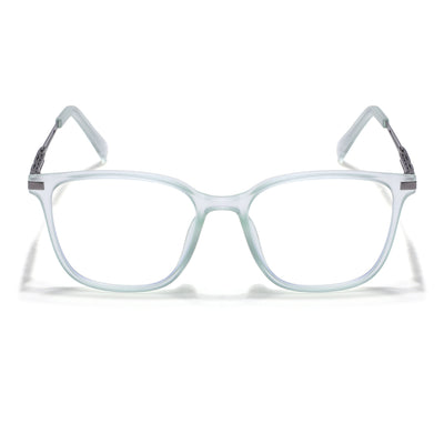 Light Green Square Eyeglasses for Men & Women (99003FMG6825-C6)