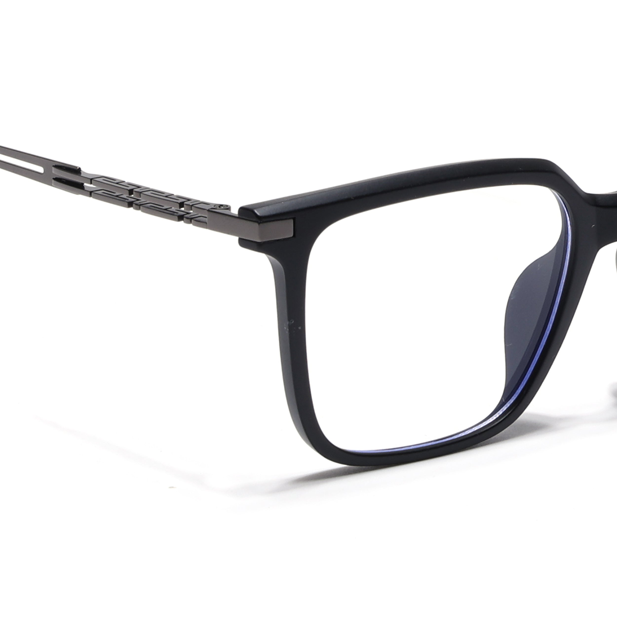 Black Square Eyeglasses for Men & Women (99004FMG6826-C1)