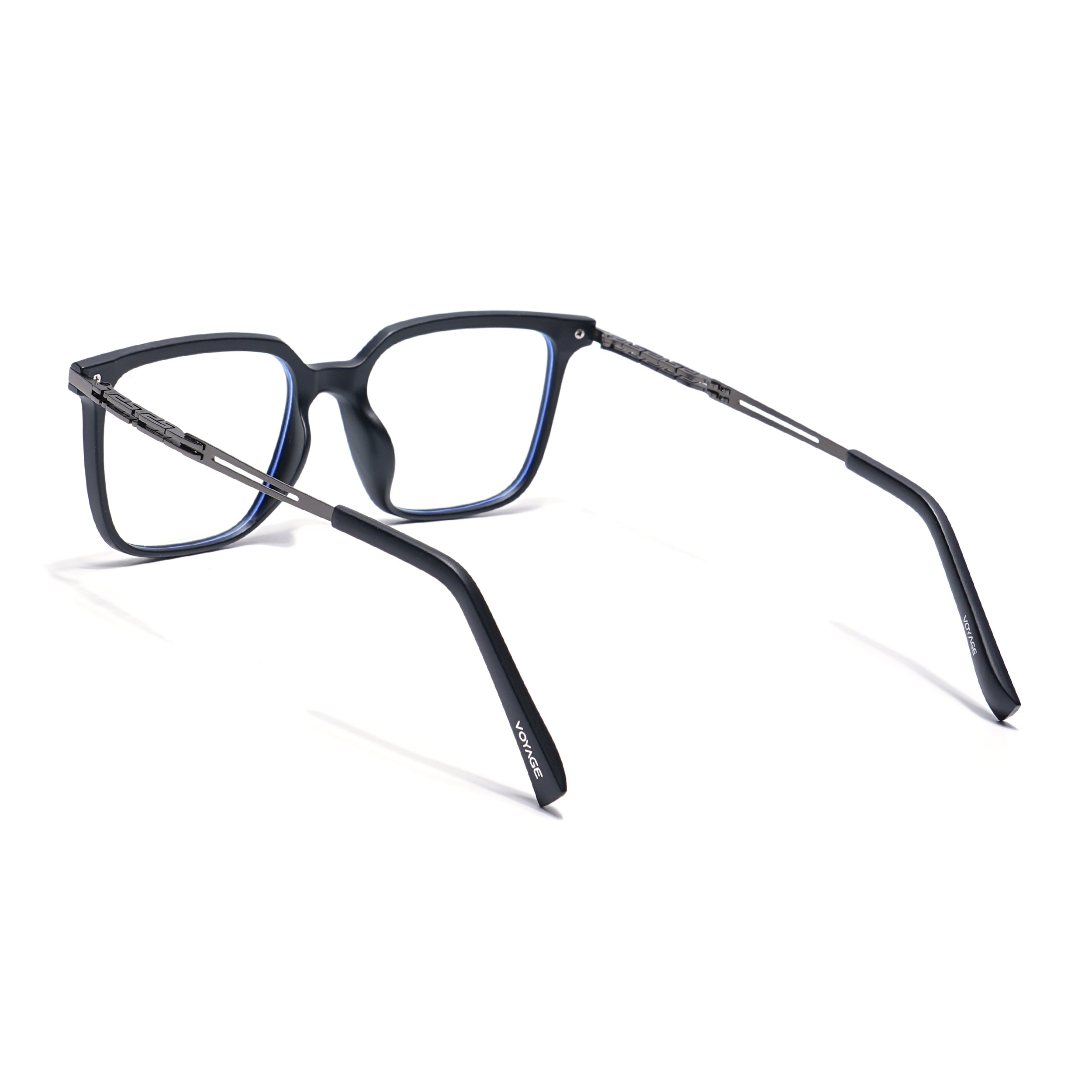 Black Square Eyeglasses for Men & Women (99004FMG6826-C1)