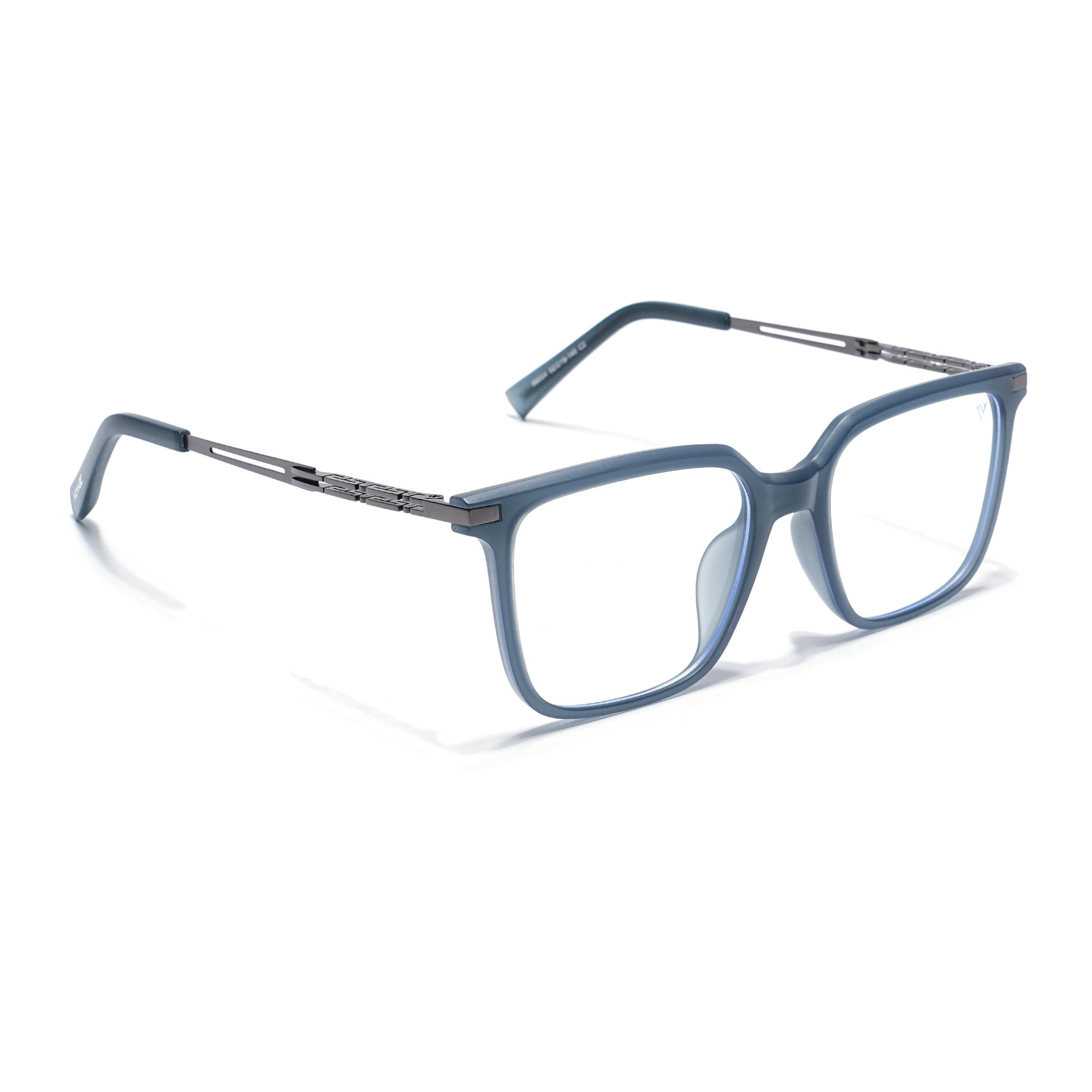 Grey Square Eyeglasses for Men & Women (99004FMG6827-C2)