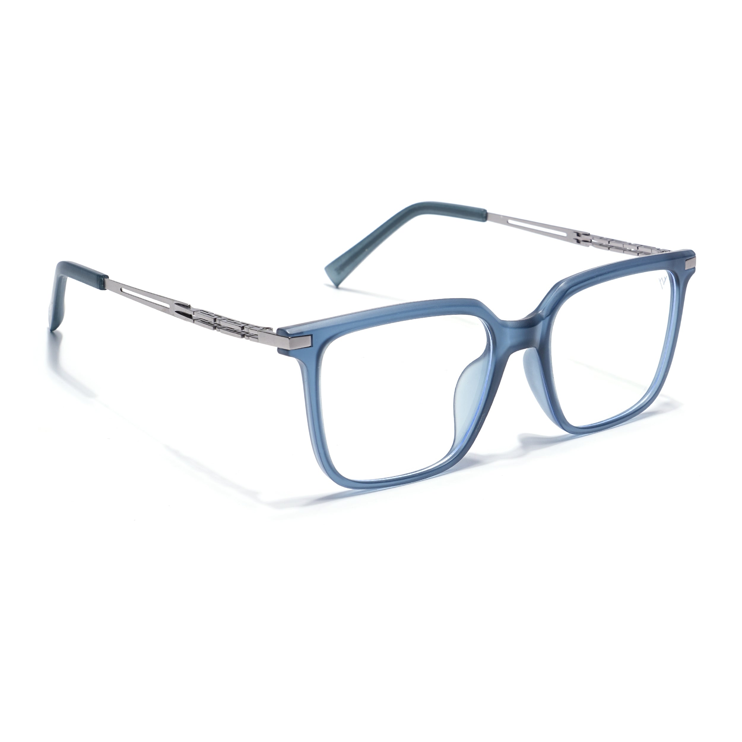 Grey Square Eyeglasses for Men & Women (99004FMG6828-C3)
