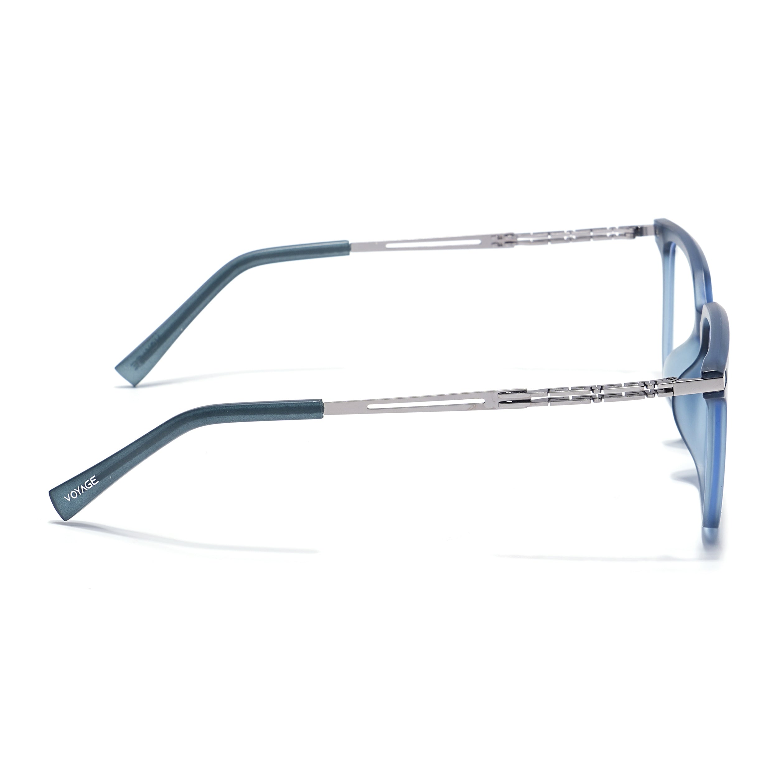 Grey Square Eyeglasses for Men & Women (99004FMG6828-C3)