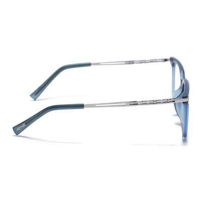 Grey Square Eyeglasses for Men & Women (99004FMG6828-C3)
