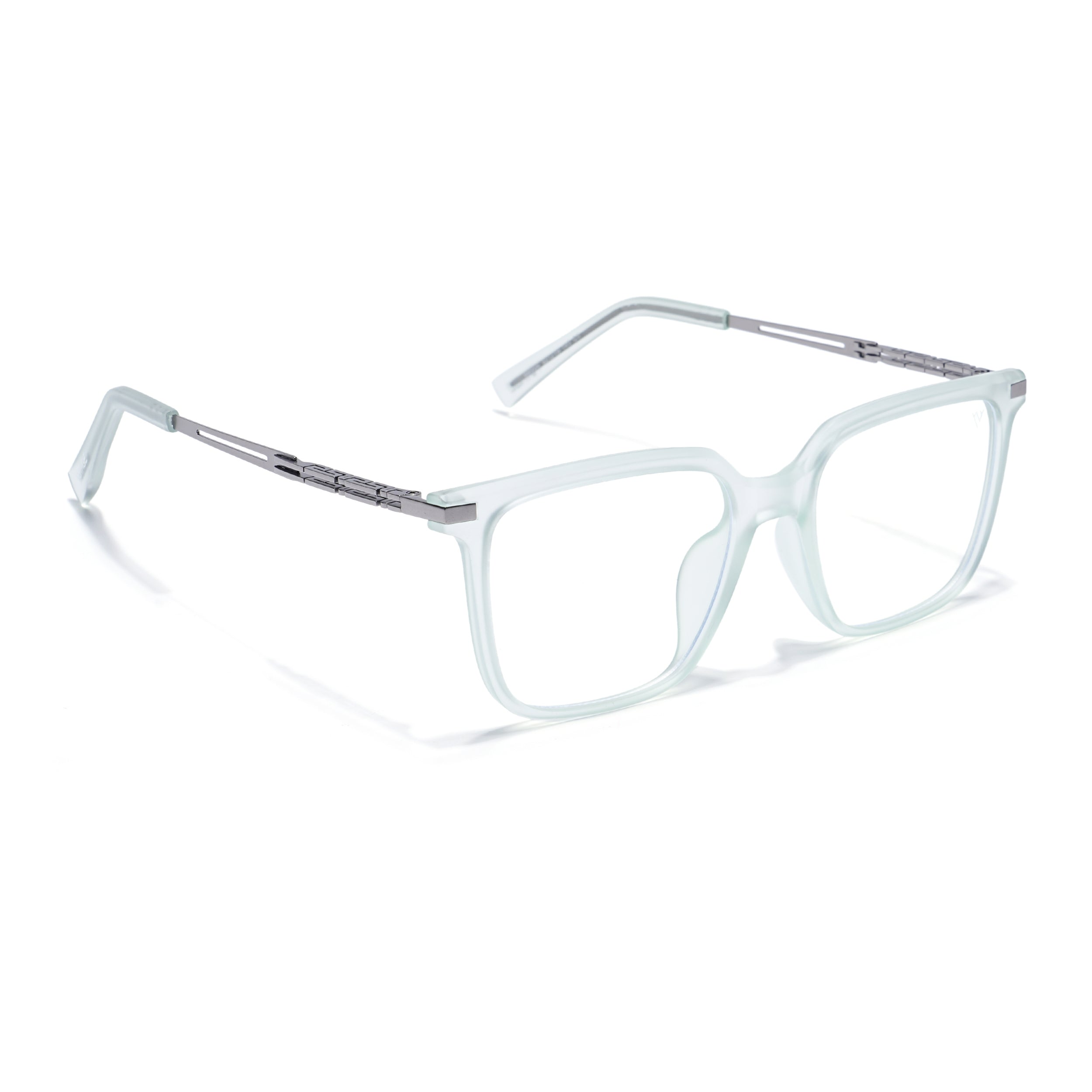 Light Green Square Eyeglasses for Men & Women (99004FMG6831-C6)