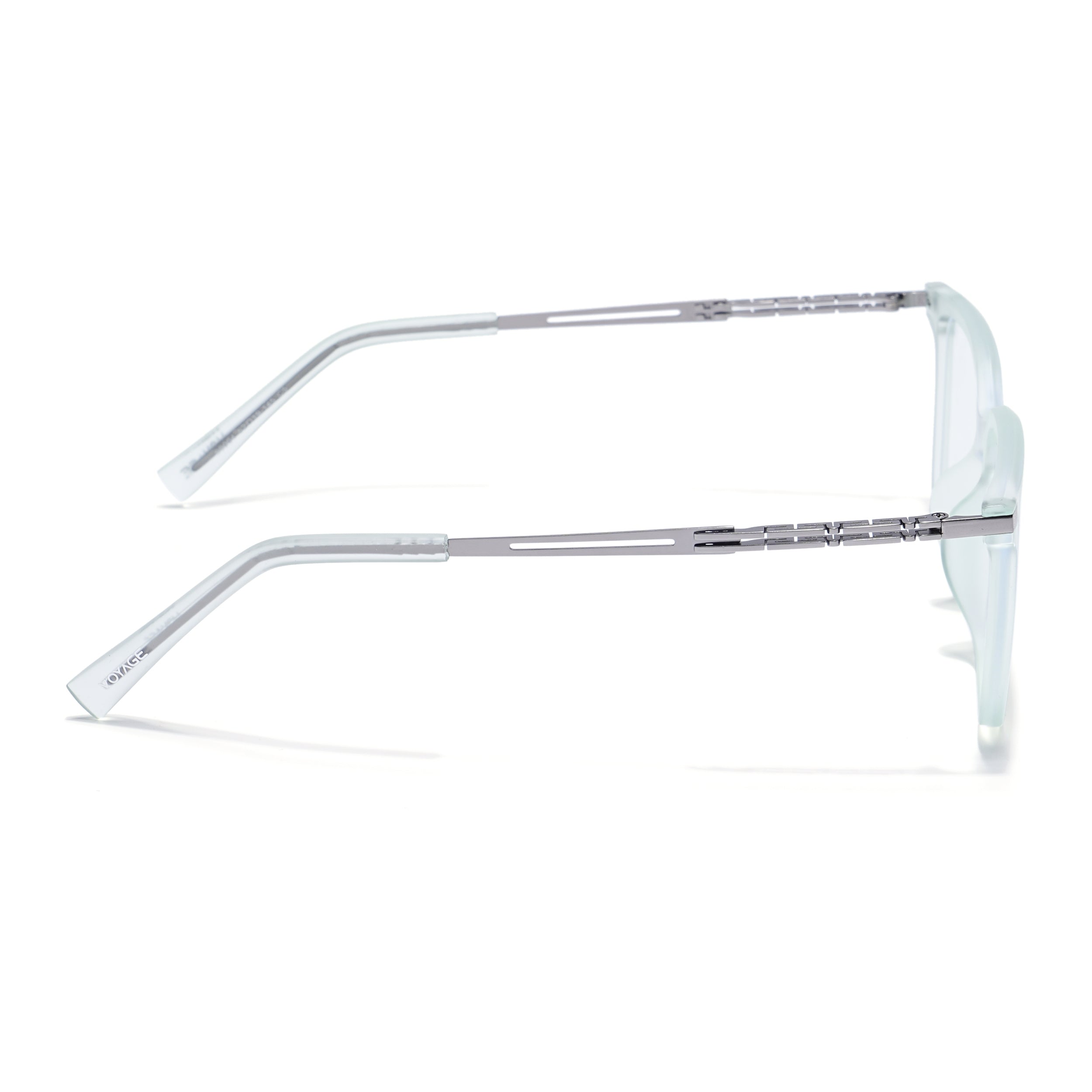 Light Green Square Eyeglasses for Men & Women (99004FMG6831-C6)