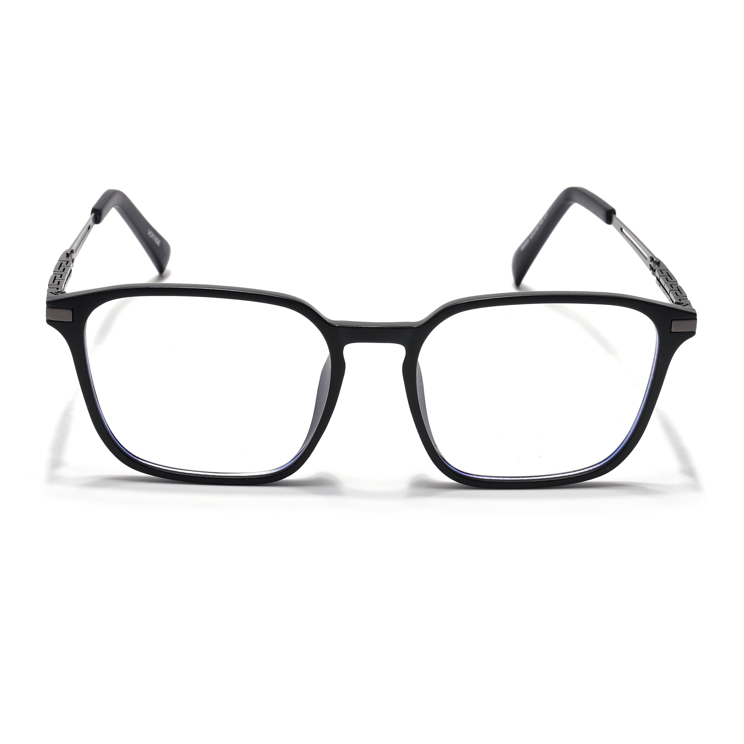 Black Square Eyeglasses for Men & Women (99005FMG6832-C1)