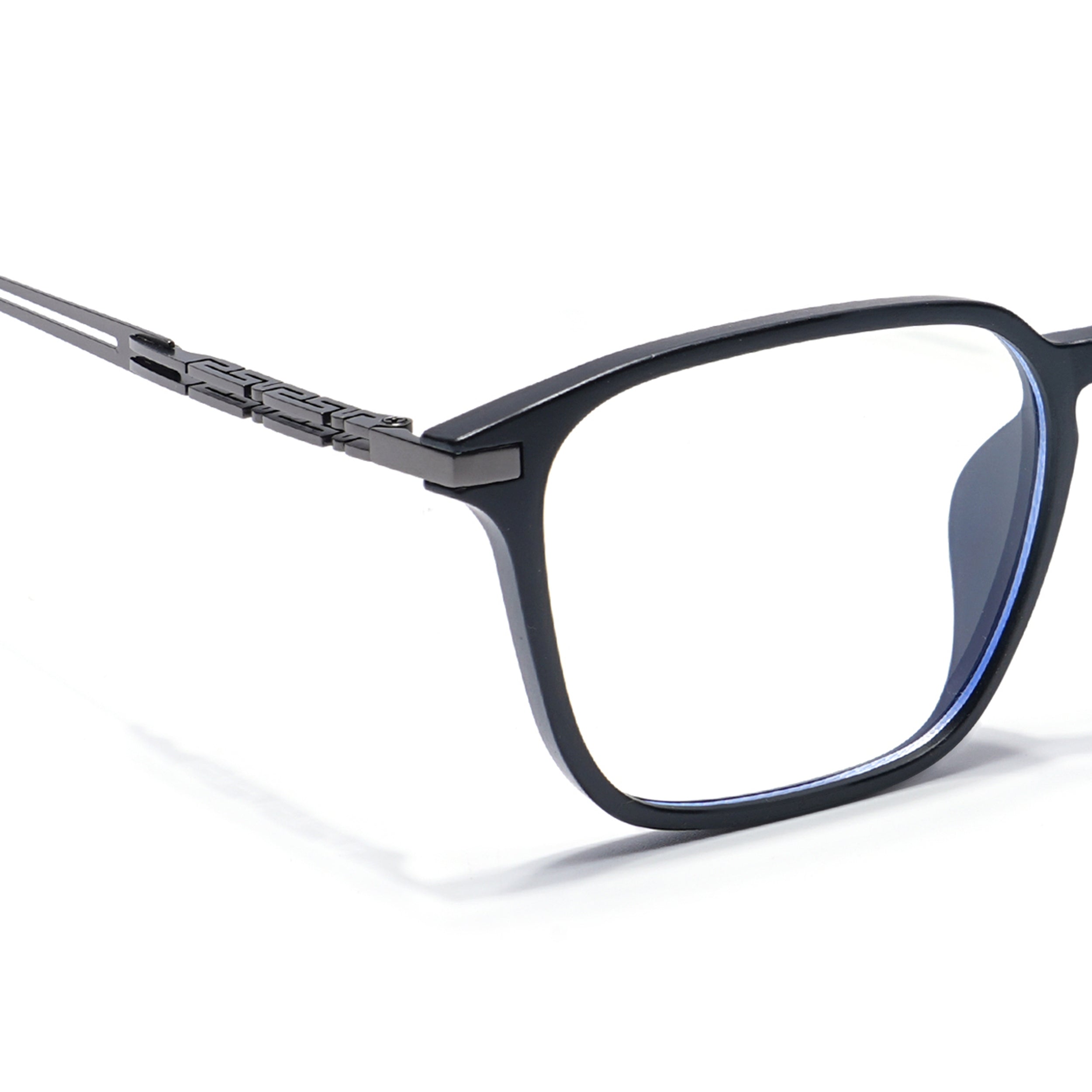 Black Square Eyeglasses for Men & Women (99005FMG6832-C1)