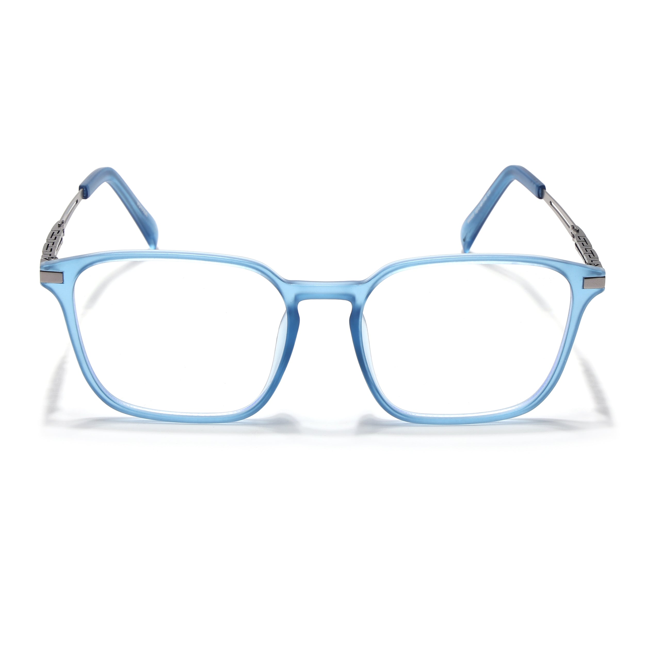 Blue Square Eyeglasses for Men & Women (99005FMG6835-C4)