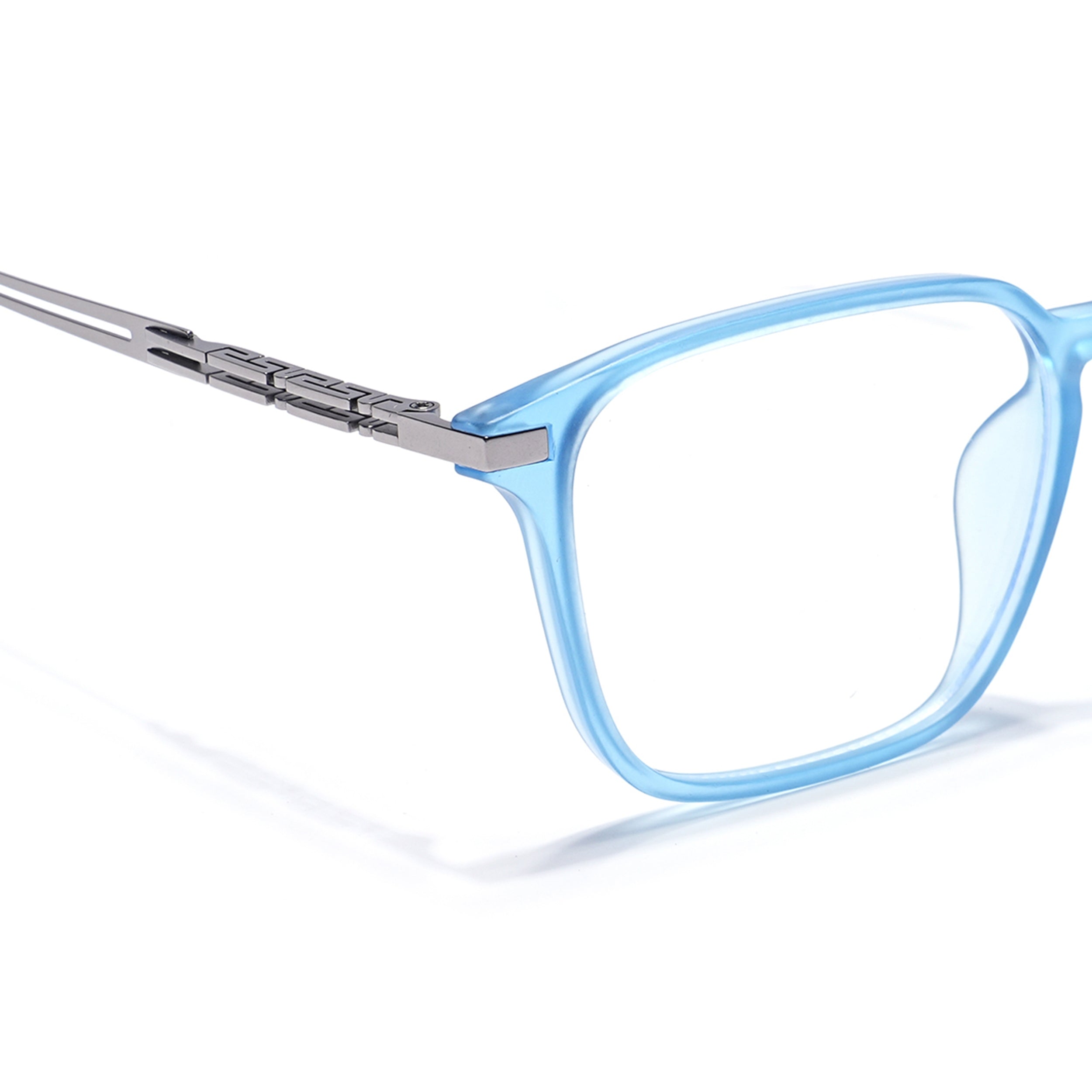 Blue Square Eyeglasses for Men & Women (99005FMG6835-C4)