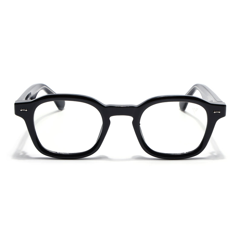 Obsidian | Voyage Shine Black Wayfarer Eyeglasses for Men & Women (99301FMG8174)