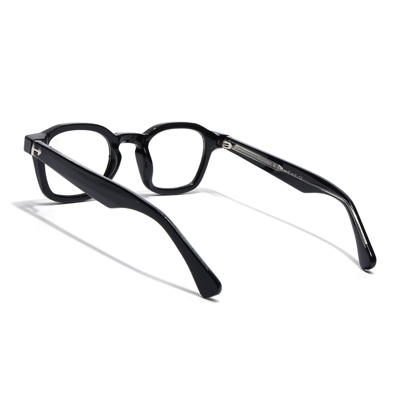 Obsidian | Voyage Shine Black Wayfarer Eyeglasses for Men & Women (99301FMG8174)