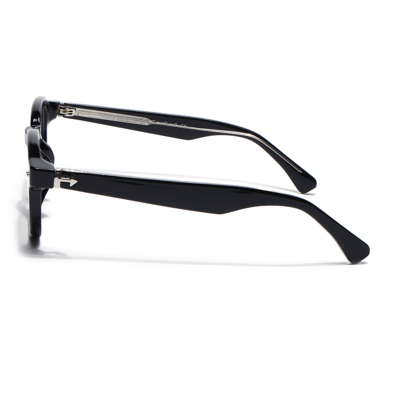 Obsidian | Voyage Shine Black Wayfarer Eyeglasses for Men & Women (99301FMG8174)