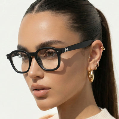 Obsidian | Voyage Matt Black Wayfarer Eyeglasses for Men & Women (99301FMG8175)