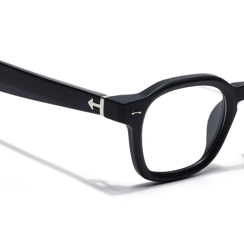 Obsidian | Voyage Matt Black Wayfarer Eyeglasses for Men & Women (99301FMG8175)