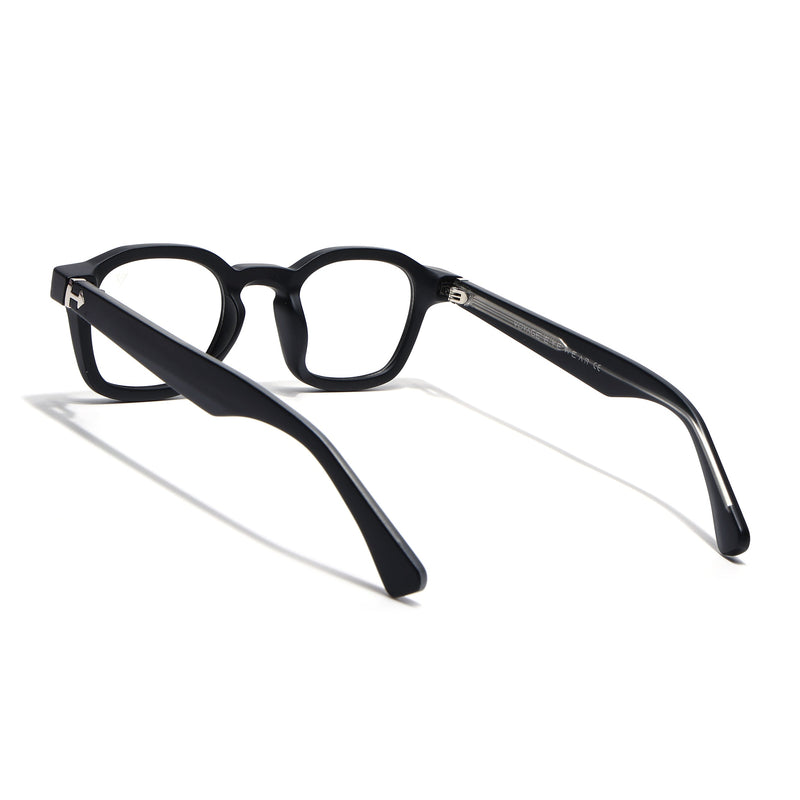 Obsidian | Voyage Matt Black Wayfarer Eyeglasses for Men & Women (99301FMG8175)