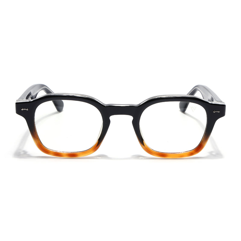 Obsidian | Voyage Black & Brown Wayfarer Eyeglasses for Men & Women (99301FMG8176)