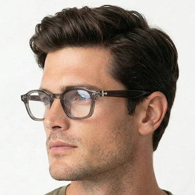 Obsidian | Voyage Brown Wayfarer Eyeglasses for Men & Women (99301FMG8178)