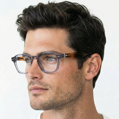 Obsidian | Voyage Grey Wayfarer Eyeglasses for Men & Women (99301FMG8179)