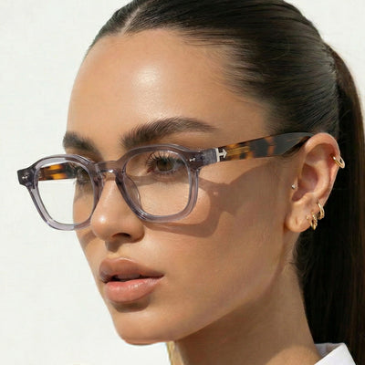 Obsidian | Voyage Grey Wayfarer Eyeglasses for Men & Women (99301FMG8179)