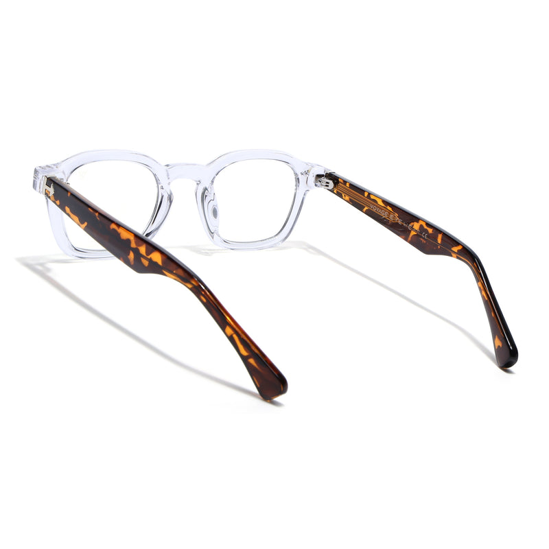 Obsidian | Voyage Transparent Wayfarer Eyeglasses for Men & Women (99301FMG8180)