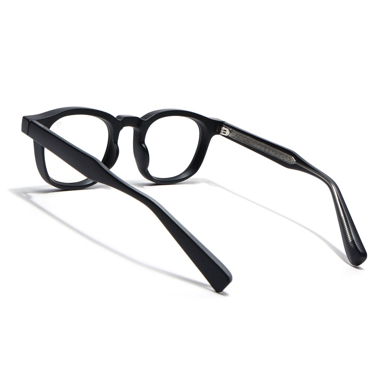 Obsidian | Voyage Matt Black Wayfarer Eyeglasses for Men & Women (99305FMG8182)