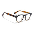 Obsidian | Voyage Black & Brown Wayfarer Eyeglasses for Men & Women (99305FMG8183)