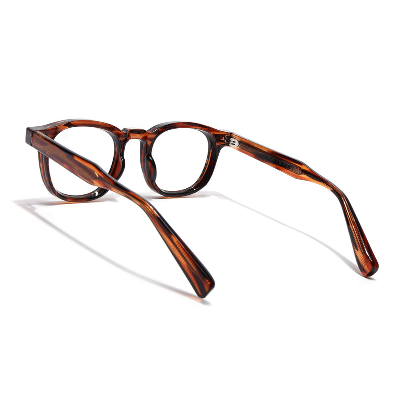 Obsidian | Voyage Demi Brown Wayfarer Eyeglasses for Men & Women (99305FMG8185)