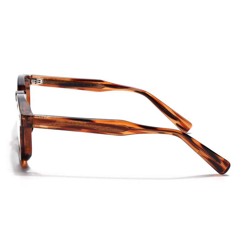 Obsidian | Voyage Demi Brown Wayfarer Eyeglasses for Men & Women (99305FMG8185)