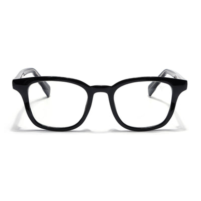 Obsidian | Voyage Shine Black Wayfarer Eyeglasses for Men & Women (99312FMG8187)